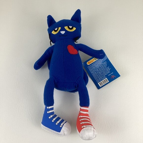 Pete The Cat Rocking In My School Shoes Hardcover Book 12" Plush Stuffed Toy NEW - Picture 6 of 9